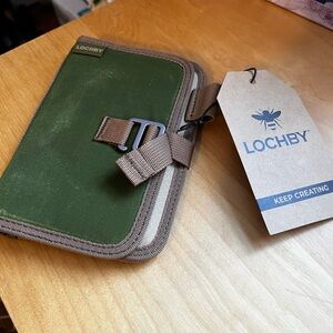 Green and Brown Key & Card Holder